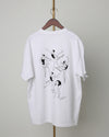 レヴダンス Tシャツ LEVDANCE ballet poses basic tee WHITE