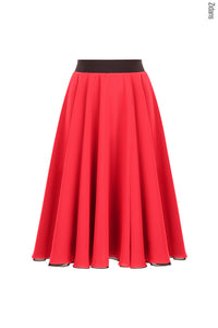 ジダンス リバーシブルリハーサル スカート ZIDANS Two-sided Rehearsal Skirt - Chocolate/Barbariska