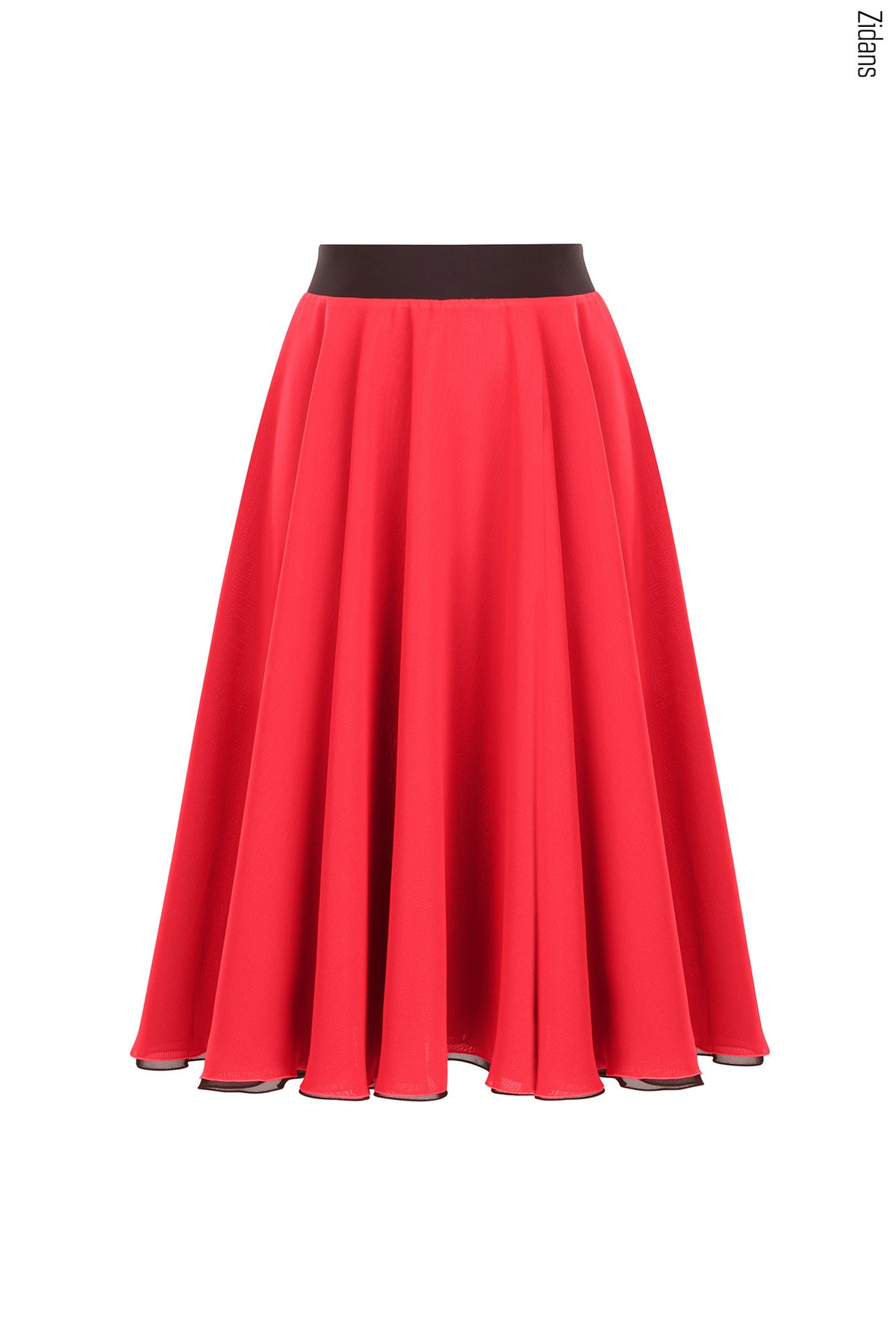ジダンス リバーシブルリハーサル スカート ZIDANS Two-sided Rehearsal Skirt - Chocolate/Barbariska