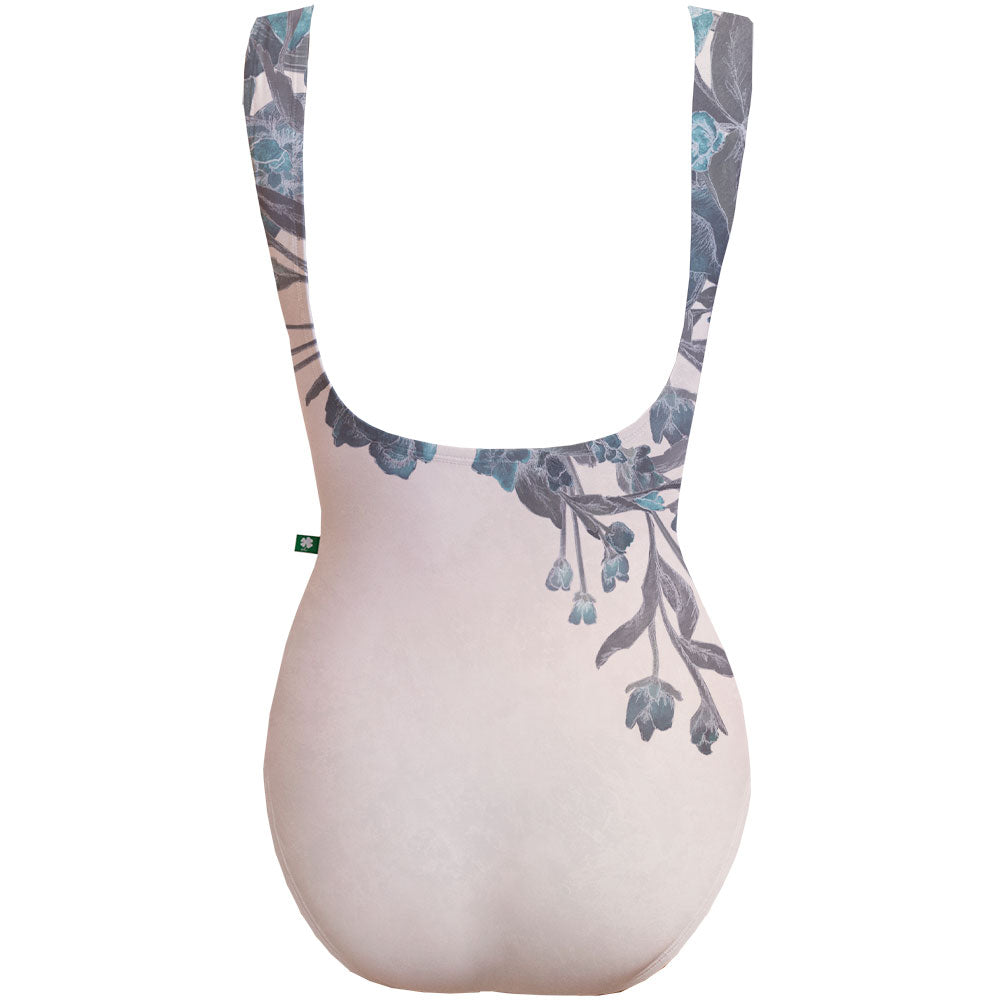 ラッキーレオ レオタード ブルーベル・ギルド・フローラル・クレセント Luckyleo BLUEBELL GILDED FLORAL CRESCENT