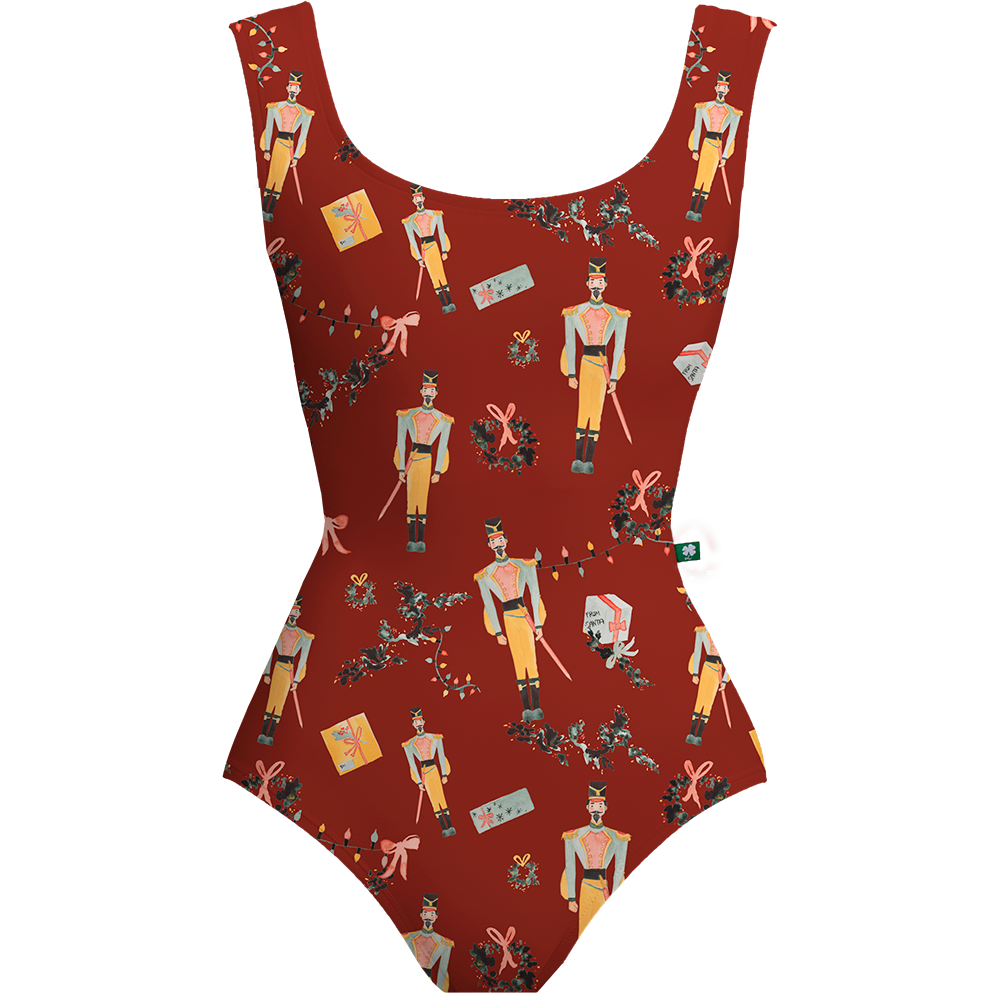 ラッキーレオ クレセント Luckyleo BURGUNDY NUTCRACKER SOLDIER CRESCENT