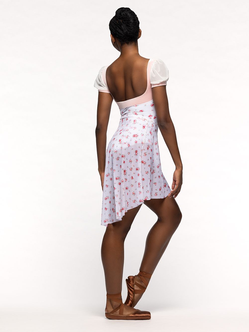 エレベ ダンスウェア ロングハイロースカート Eleve Dancewear Long High-Low Skirt Miniflora Mesh RTW