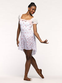 エレベ ダンスウェア ロングハイロースカート Eleve Dancewear Long High-Low Skirt Miniflora Mesh RTW