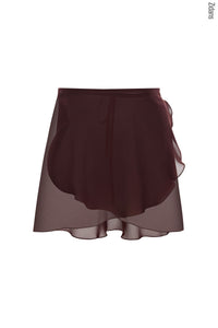ジダンス ZIDANS ラップスカート Wrap Skirt with Ties - Chocolate