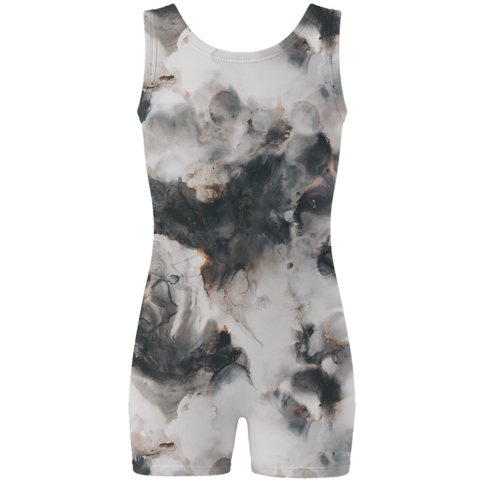 ラッキーレオ Luckyleo Black Cloud Shine Shorts Unitard