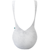 ラッキーレオ タンクレオタード Luckyleo WHITE CRUSHED VELVET MOON LOW BACK