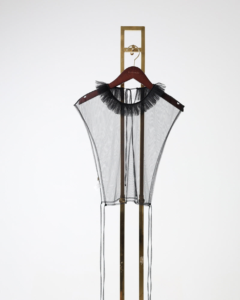 レヴダンス シルフィード チュール ベステ ブラック LEVDANCE sylphide tulle vestee BLACK