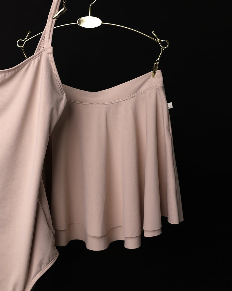 レヴダンス スカート LEVDANCE  denise pull-on skirt PALE PINK