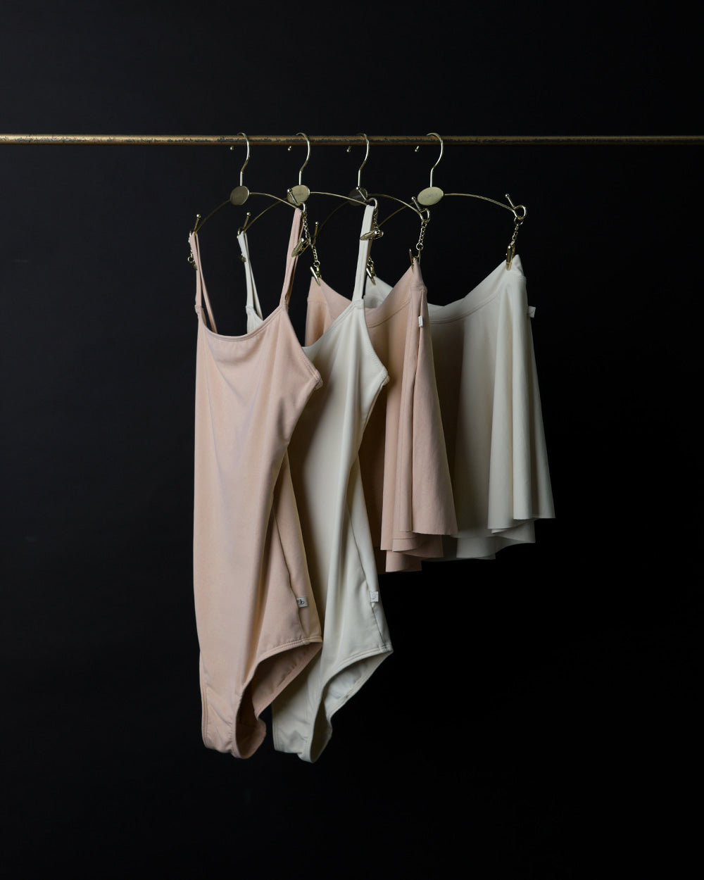 レヴダンス スカート LEVDANCE  denise pull-on skirt PALE PINK