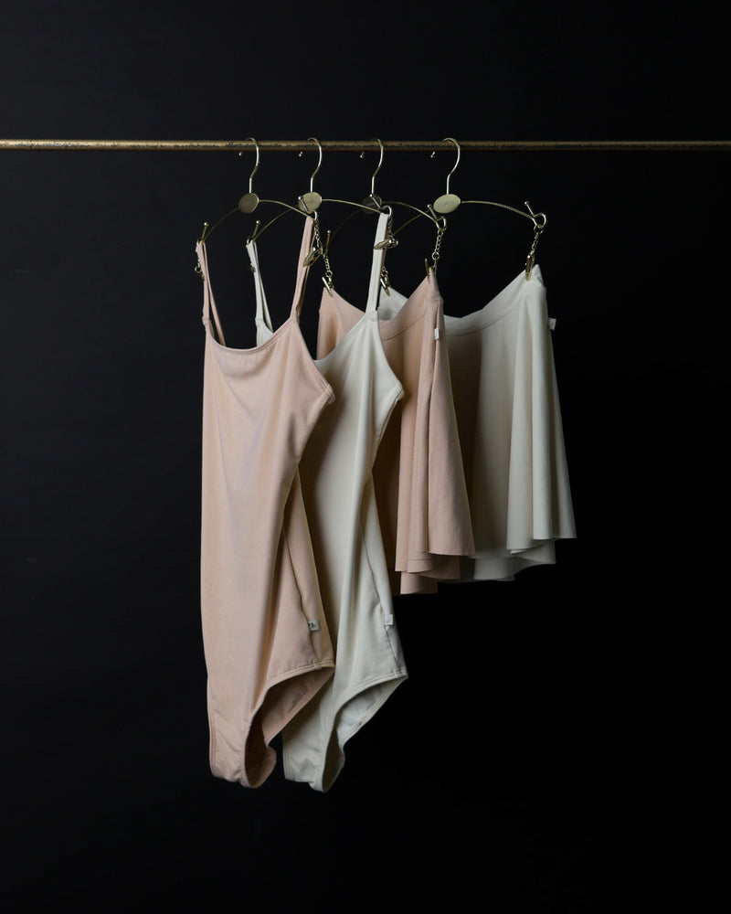 レヴダンス スカート LEVDANCE  denise pull-on skirt PALE PINK