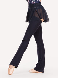 エレベダンスウェア ロングレッグウォーマー Eleve Dancewear Thigh High Leg Warmers Knit Dark Navy RTW