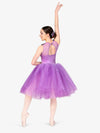 エリッセ タンク 3D 花刺繍パフォーマンスチュチュバレエドレス【大人】Elisse Womens Tank 3D Floral Embroidered Performance Tutu Ballet Dress