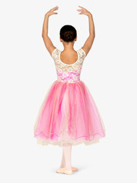 エリッセ キャップスリーブレースパフォーマンスバレエドレス【大人】Elisse Womens Cap Sleeve Lace Performance Ballet Dress