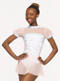 エレベ ダンスウェア フレアースカート Eleve Dancewear Flare Skirt Light Pink Mesh RTW