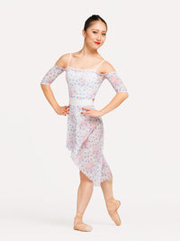 エレベ ダンスウェア ロング丈ハイロースカート Eleve Dancewear Long High-Low Skirt Encore Mesh RTW
