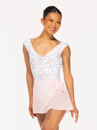 エレベ ダンスウェア スカート Eleve Dancewear Chiffon Mini Tie Skirt Light Pink RTW