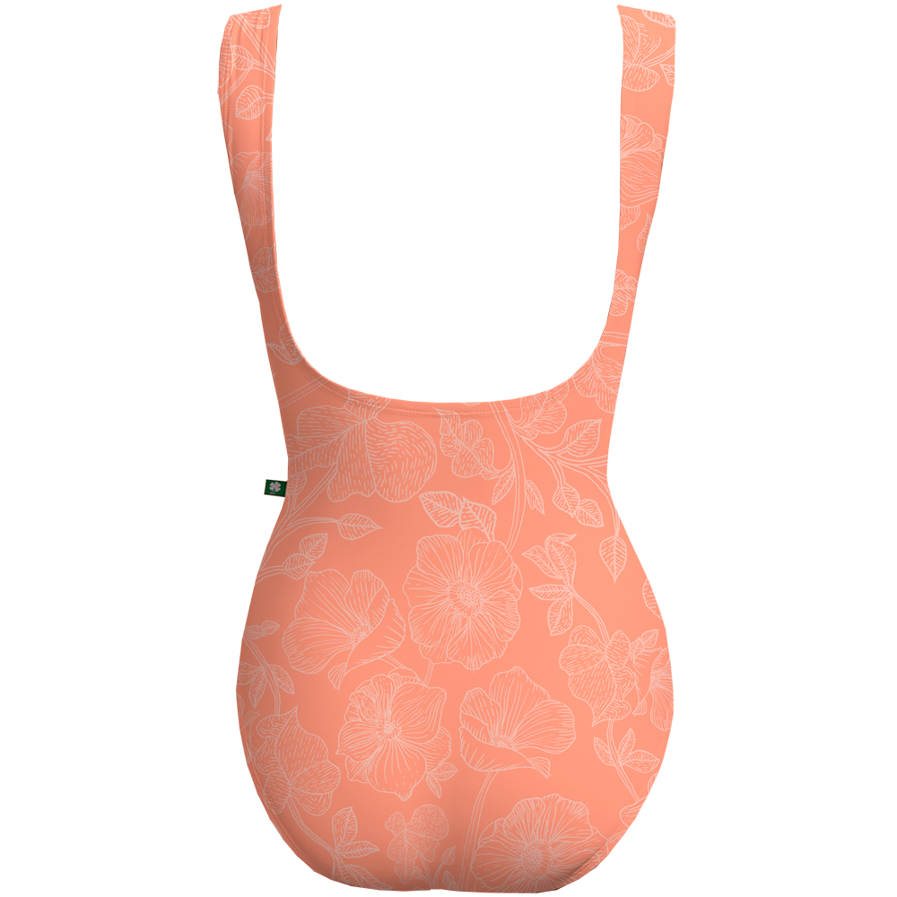 ラッキーレオ タンクレオタード Luckyleo APRICOT ETCHED GARDEN CRESCENT