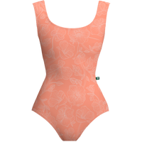 ラッキーレオ タンクレオタード Luckyleo APRICOT ETCHED GARDEN CRESCENT