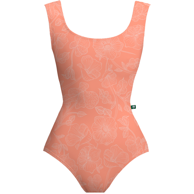ラッキーレオ タンクレオタード Luckyleo APRICOT ETCHED GARDEN