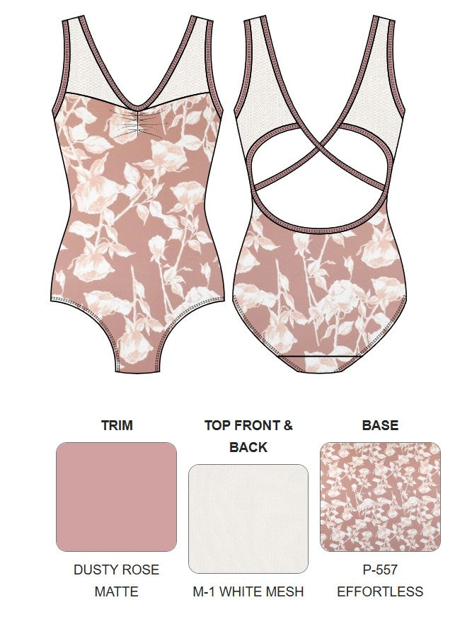【カスタム】エレベ ダンスウェア タンクレオタード Eleve Dancewear Custom Fabiola Open Back Leotard