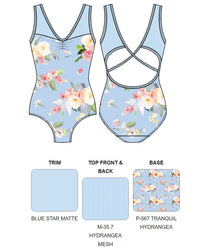 【カスタム】エレベ ダンスウェア タンクレオタード Eleve Dancewear Custom Fabiola Open Back Leotard