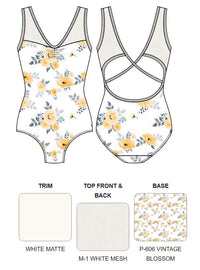 【カスタム】エレベ ダンスウェア タンクレオタード Eleve Dancewear Custom Fabiola Open Back Leotard