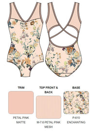 【カスタム】エレベ ダンスウェア タンクレオタード Eleve Dancewear Custom Fabiola Open Back Leotard