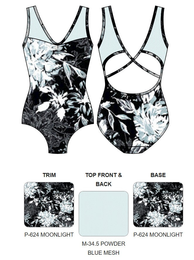 【カスタム】エレベ ダンスウェア タンクレオタード Eleve Dancewear Custom Fabiola Open Back Leotard