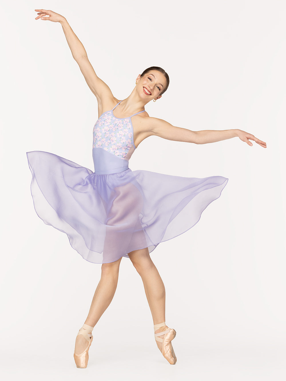 エレベ ダンスウェア エボニーレオタード Eleve Dancewear Ebony Leotard Flower Toss RTW