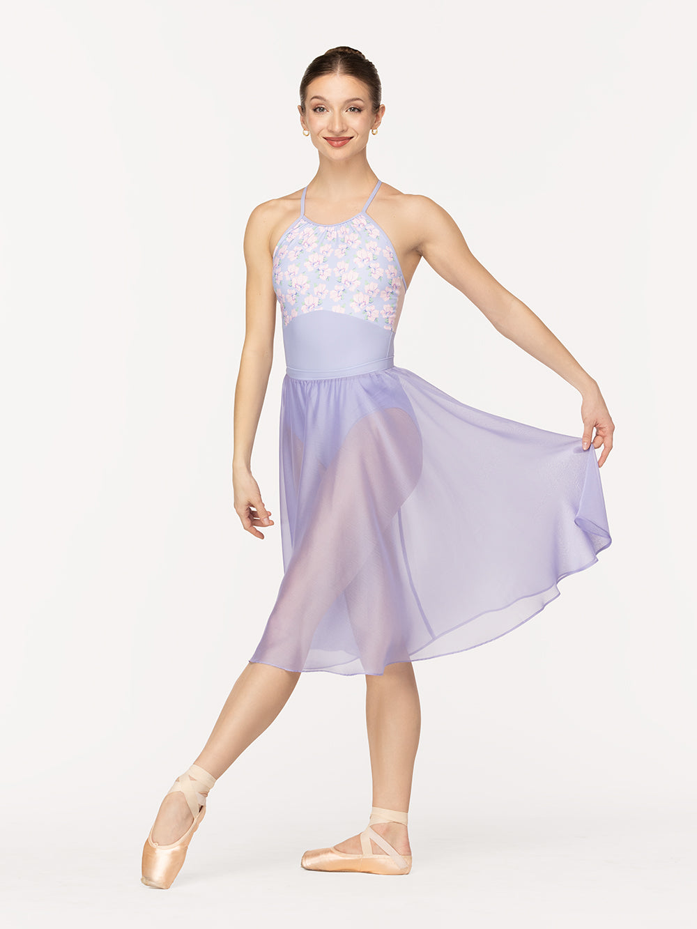エレベ ダンスウェア エボニーレオタード Eleve Dancewear Ebony Leotard Flower Toss RTW