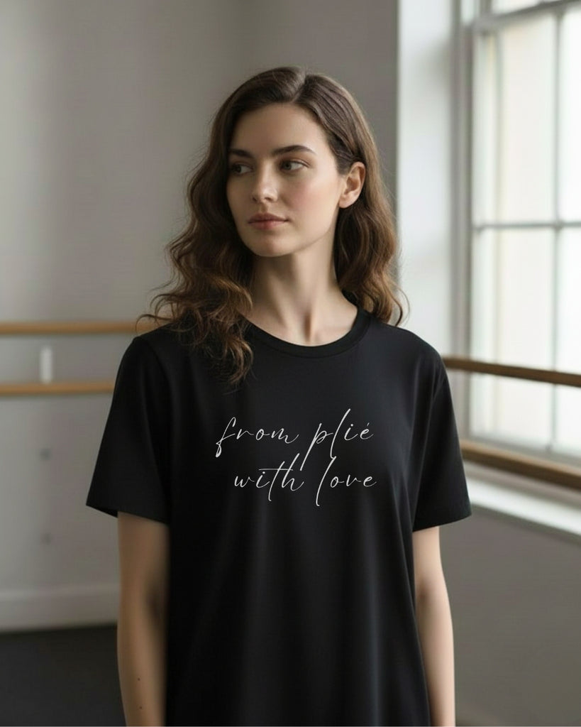 オーレント バレエ Tシャツ｜フロム・プリエ・ウィズ・ラブ aurent.｜from plié with love（Black）