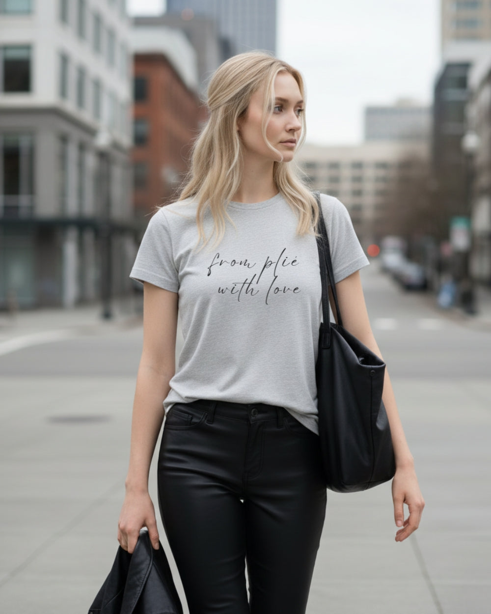 オーレント バレエ Tシャツ｜フロム・プリエ・ウィズ・ラブ aurent.｜from plié with love（Athletic Heather）