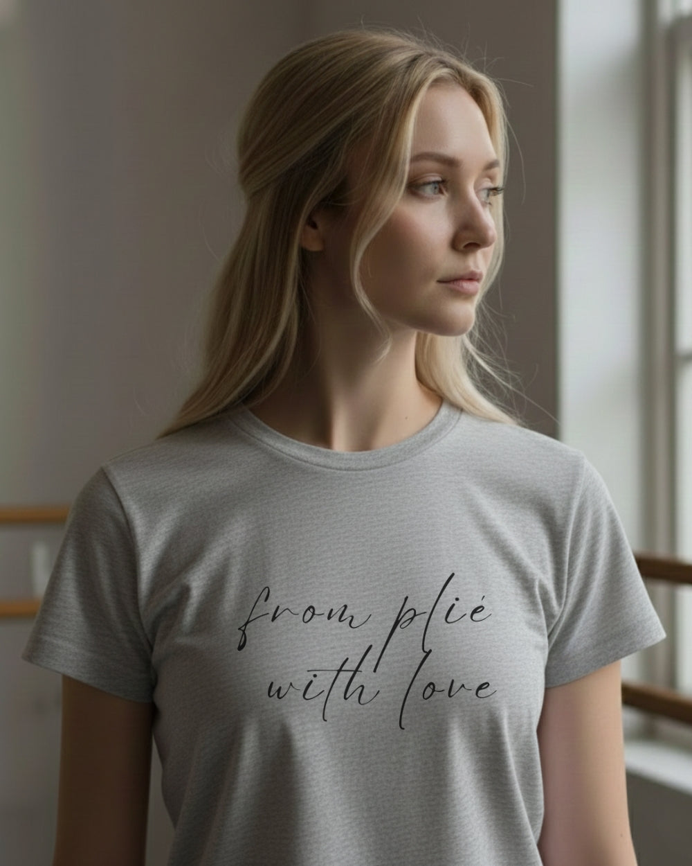 オーレント バレエ Tシャツ｜フロム・プリエ・ウィズ・ラブ aurent.｜from plié with love（Athletic Heather）