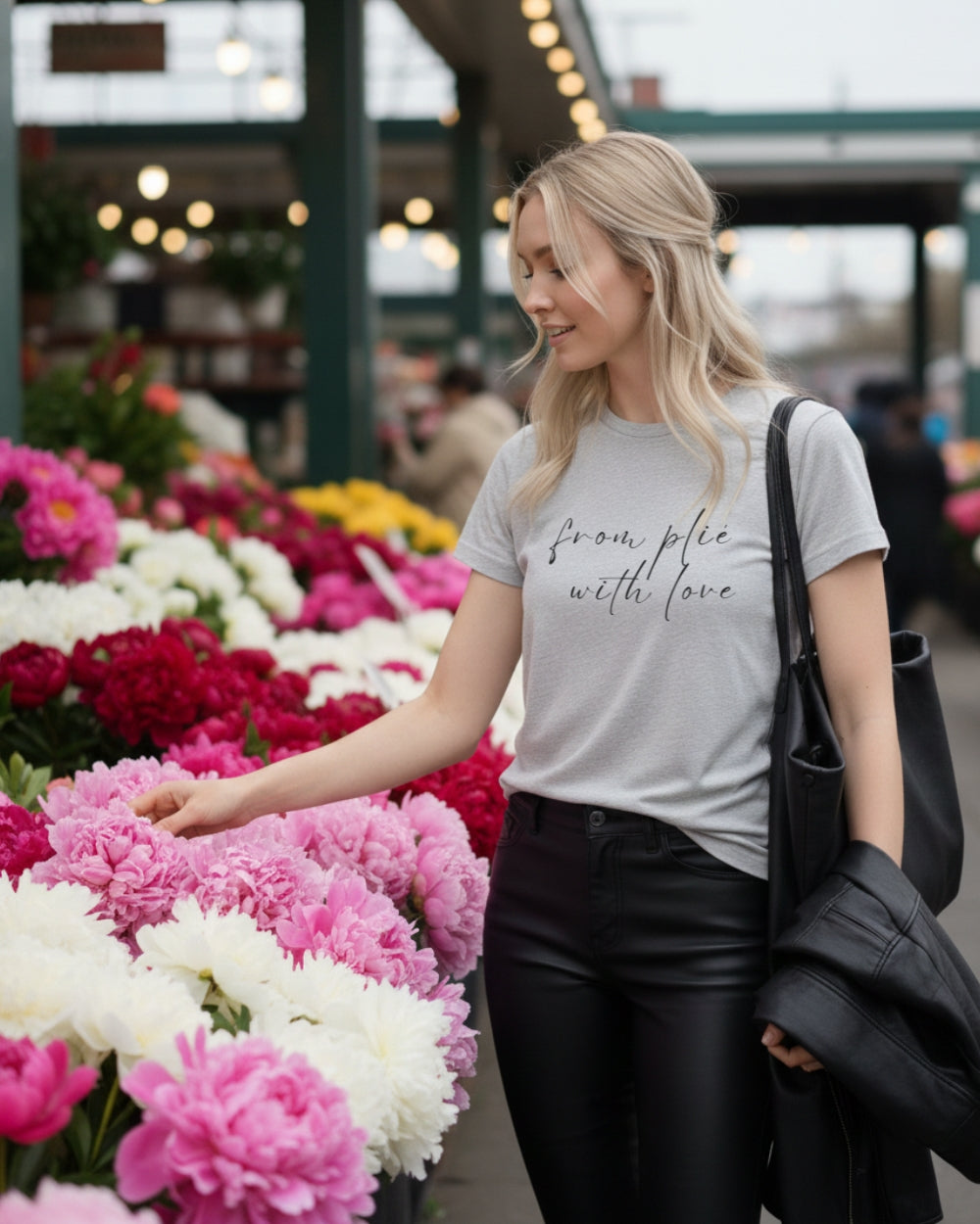 オーレント バレエ Tシャツ｜フロム・プリエ・ウィズ・ラブ aurent.｜from plié with love（Athletic Heather）