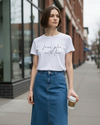 オーレント バレエ Tシャツ｜フロム・プリエ・ウィズ・ラブ aurent.｜from plié with love（White）