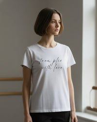 オーレント バレエ Tシャツ｜フロム・プリエ・ウィズ・ラブ aurent.｜from plié with love（White）