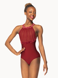 エレベ ダンスウェア レオタード Eleve Dancewear Aria Leotard Garnet RTW