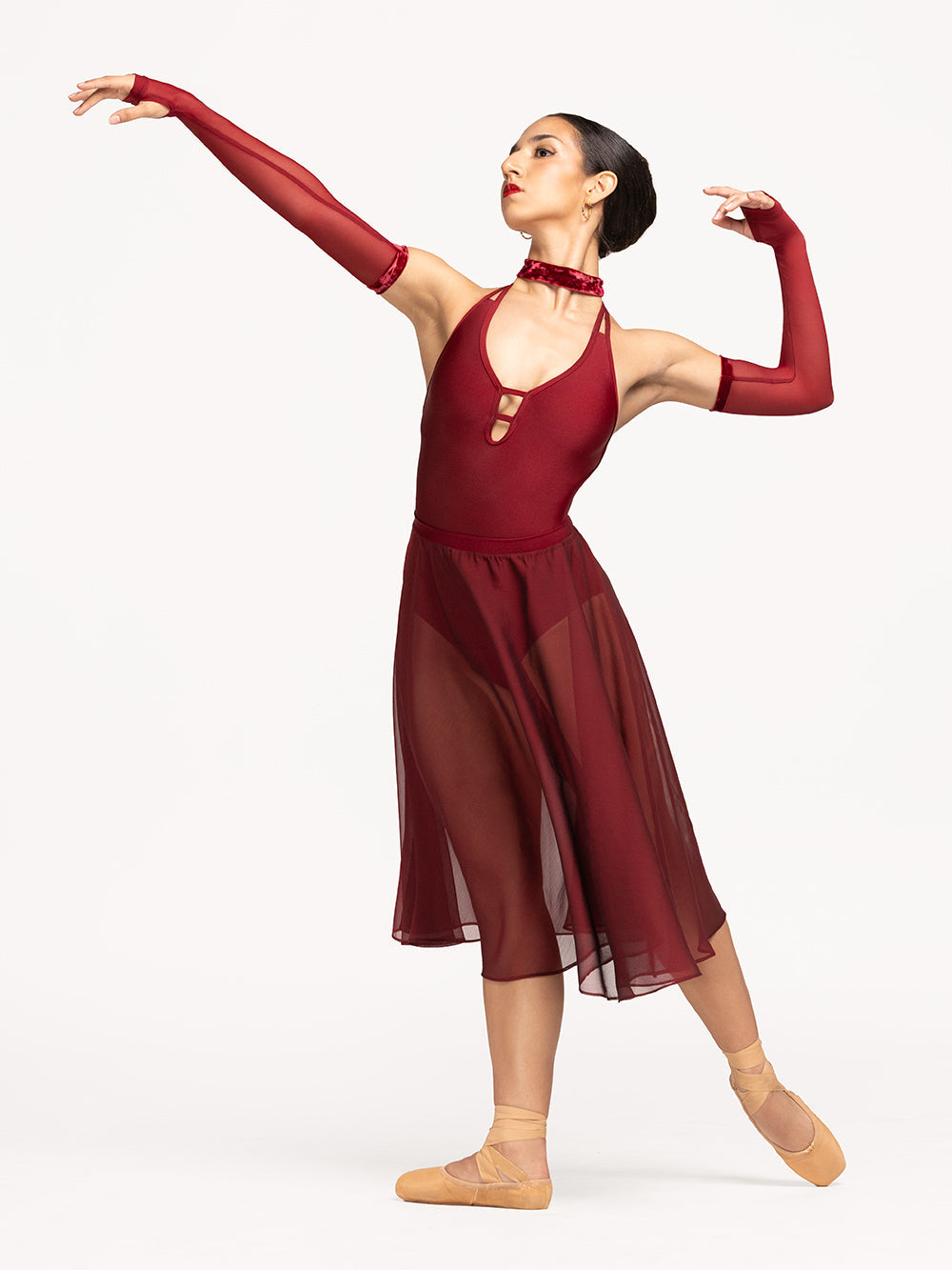 エレベ ダンスウェア イリア・レオタード Eleve Dancewear Ilia Leotard Garnet RTW