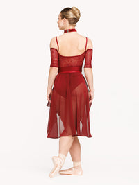 エレベ ダンスウェア ローラ レース レオタード Eleve Dancewear Lola Leotard Garnet Lace RTW