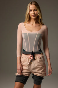 ボディール ウォームアップ パンツ BODILE LUXE WARM-UP SHORT