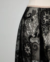 レヴダンス スカート LEVDANCE grace antique lace pull-on skirt BLACK