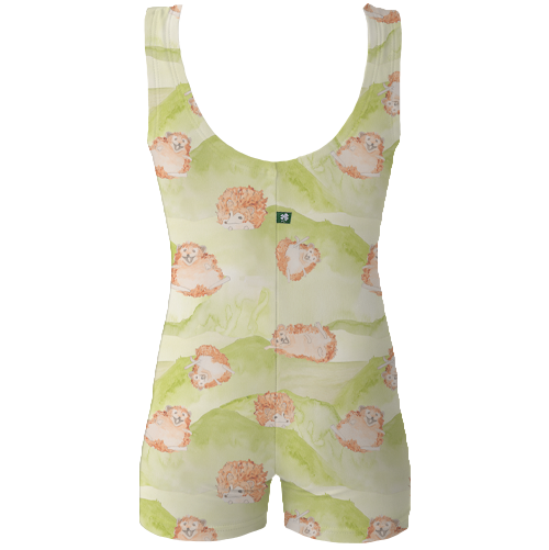 ラッキーレオ Luckyleo Hedgehog Hills Shine Shorts Unitard