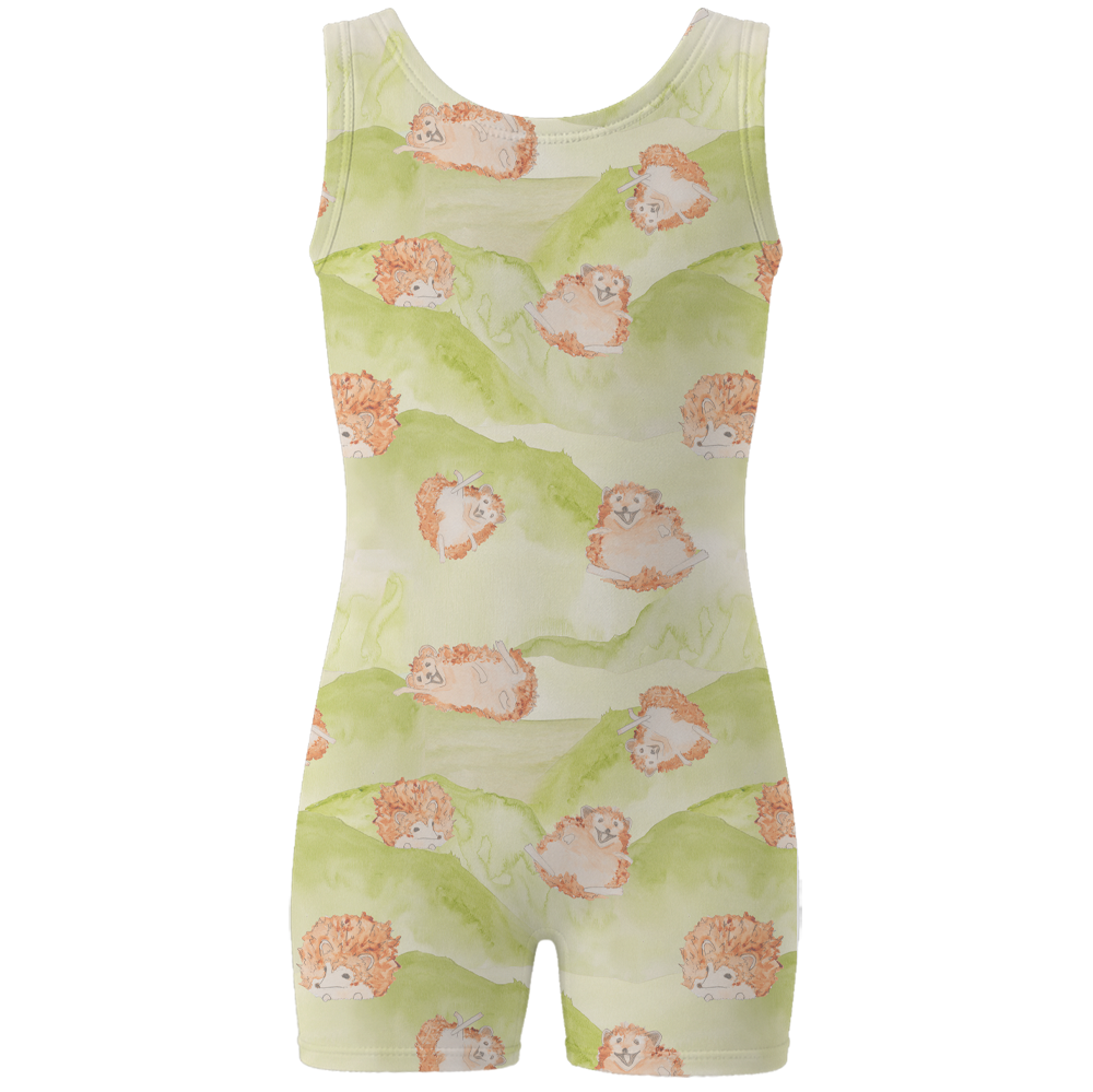 ラッキーレオ Luckyleo Hedgehog Hills Shine Shorts Unitard