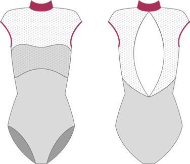 【期間限定】デラロミラノ セレン レオタード DellaLo' Milano Holiday CC Selene 2018 - Dance Leotard