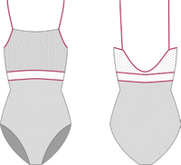 【期間限定】デラロミラノ ブリジッド キャミソールレオタード  DellaLo' Milano Holiday CC Brigid 2018 - Dance Leotard