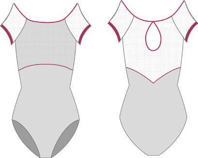 【期間限定】デラロミラノ アルテミス レオタード DellaLo' Milano Holiday CC Artemide 2020 - Dance Leotard