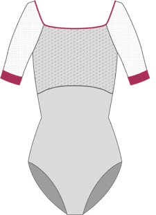【期間限定】デラロミラノ レオタード DellaLo' Milano Holiday CC Afrodite 2021 - Dance Leotard