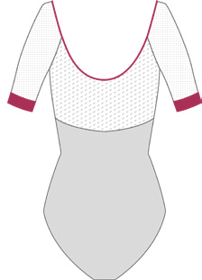 【期間限定】デラロミラノ レオタード DellaLo' Milano Holiday CC Afrodite 2021 - Dance Leotard