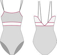 【期間限定】デラロミラノ キャミソールレオタード DellaLo' Milano Holiday CC Brigid GL - Dance Leotard
