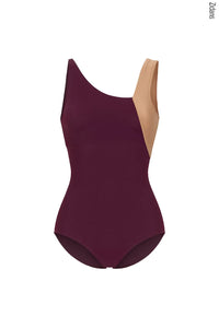 ジダンス ラインズ レオタード ZIDANS Support Leotard - Wine